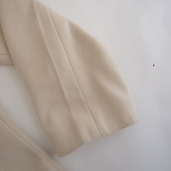 Fendi Moglia Beige Cashmere Fleece Zip Up Lightweight Blazer Jacket XXL - Picture 5 of 12